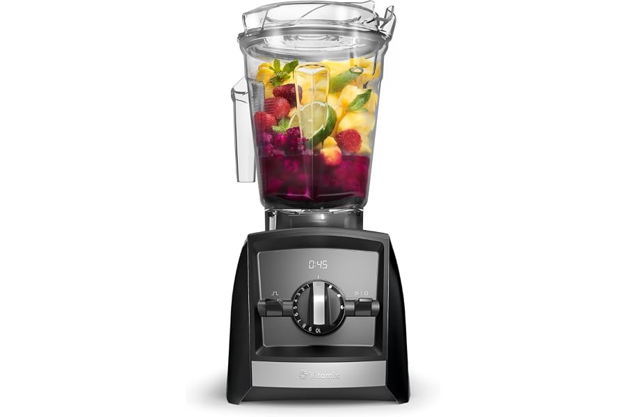 Vitamix A2500 Ascent Series Smart Blender, Professional-Grade, 64 oz. Low-Profile Container, Black (