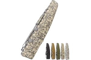 DFANCE Custodia Doppia per fucile,Fodero Porta Fucili Imbottito,Fucile di Canna da Pesca Borsa,Fodero Porta Fucili Imbottito,Resistente e Impermeabile,per Conservare Braccia