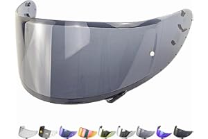 Everalo Visera Casco Compatible con Shoei Nxr - Ryd - X Spirit 3 - Z7 - Rf1200 - X14 - Cwr 1 - Cwr f - Pantalla Shoei Nxr Pinlock Listo - Antirayas y antivaho.