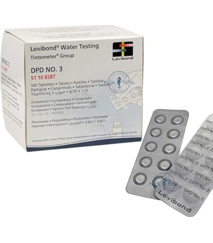 MediPool DPD1 500 Tabletten Voor Fotometer, Scuba II Of PoolScan - 50 Stroken à 10 Tabletten