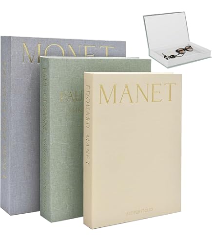 ENUTROF Decoratieve boeken 3-delige set Decoratieve decoboeken Deco boek Fake decoboeken met opbergruimte Stapelbaar voor kantoor Woondecoratie Boekenrek Salontafel Displayrekken