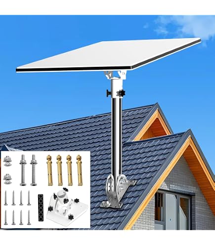 Staffa Per Antenna Starlink Supporto Starlink Gen 3 - Kit Di Montaggio Staffa Per Antenna Starlink Supporto Starlink Gen 3 - Kit Di Montaggio