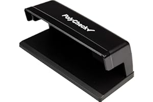 POLYCHECK Ultraviolet UV Counterfeit Money Detector - Detects Fake Polymer & Paper Bank Notes