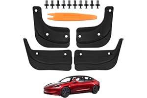 HSB Compatible for Tesla New Model 3 Mud Flaps Splash Guards 2024