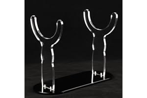 HHUXIUE Soporte de cuerno acrílico resistente, soporte decorativo para shofar, adecuado para todos los cuernos kosher yemení, antílope de cuerno trenzado, antílope