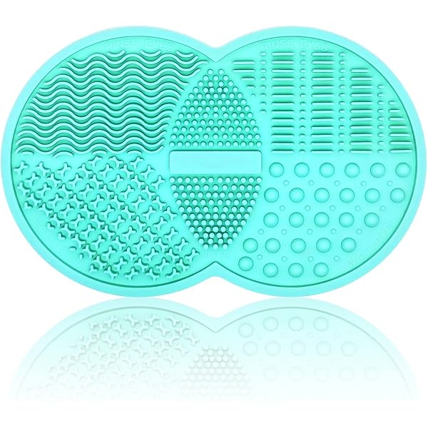 Silikon Pinselreiniger In Herzform – Für Make-up Pinsel, Schneller Farbwechsel, Waschbar, 7 Farben Zur Auswahl