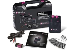 Mystim Rena vibrationer analog E-Stim kraftenhet med elektroder