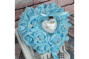 Lifup Ringkissen für Trauung Herzform für Trauung Weiß Herz Gastgeschenk Hochzeit Gastgeschenk Ringbox