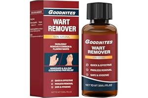 GOODNITES Fast Acting Wart Remover, Verruca Remover with Salicylic Acid, Gentle Removal of Common Warts, Plantar Warts, Corn and Calluse, Suitable for Hands and Feet, Trusted by The Whole Family, 30ML