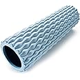 sddjqy Textured Foam Rollers for Muscle Massage – Medium-Density Back Foam Roller for Back Pain Relief & Muscle Recovery in Legs & Arms – Hollow Foam Roller for Muscle Exercises, 45 * 13cm. (Blue)