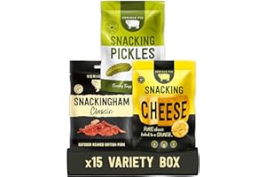 Serious Pig Ham, Cheese & Pickles Selection Box, Mixed Variety Pack (15 Pieces)