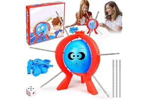 Vibbang Balloon Burst Game, Desktop Balloon Game, Tricky Popping Interactive Toy, Popping Boomboom Crisis for Parent-Child Family Gathering Toys, for Parties, Birthday, Families And Friends