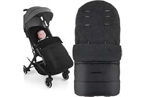 CARTLANT Universal Pushchair Footmuff Winter Warm Baby Stroller Cosy Toes Fleece Pram Liner Cushion Insert Infant Toddler Bunting Muff Outdoor Windproof Waterproof Buggy Foot Leg Cover Blanket Sleeping Bag