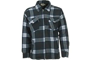 Hoang Textil GmbH Herren Thermojacke Arbeitsjacke Thermohemd Holzfällerhemd kariert Größe M-3XL