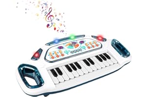 Shayson Tastiera giocattolo per pianoforte, multifunzionale, per bambini, regalo di compleanno per bambini da 1 a 6 anni, regali per ragazzi e ragazze