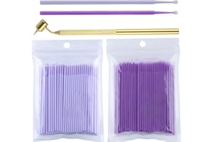 LEONTOOL 200 Pack Lackstifte mit Golddetaillierung Fine Line Fluid Writer Paint Applicator Stift, Einweg-Mikroapplikatoren für Autolack-Chip-Kratzer-Reparatur-Abstand (1,5, 2,0 mm)