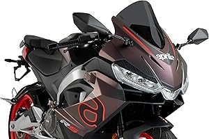 Puig 22274F Bulle R-Racer - Aérodynamisme Amélioré et Protection, Fumé Foncé