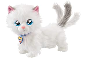GOLIATH Animagic Mimi le Chat - Peluche Interactive - Chaton Trop Mignon - Marche, Miaule et Remue Sa Queue - Ton Nouvel Ami Animal qui t'Accompagne Partout - A Partir de 3 Ans