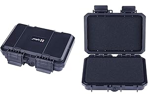 Lykus HC-1410 Mini Scatola con Schiuma, Dimensioni Interne 14x9x3,7 cm, IP66 a Prova di Spruzzi