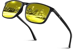 kunchu Night Vision Driving Glasses - Polarized HD Lenses with Anti-Glare & UV Protection | Perfect for UK Roads & Low-Light Conditions
