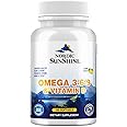Nordic Sunshine Omega 3 6 9 688mg & Vitamin D 25mg, 100 Softgels