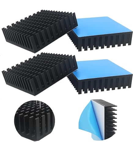 Copper Paquete De 4 Disipadores VGA-RAM (22 X 8 X 5 Mm