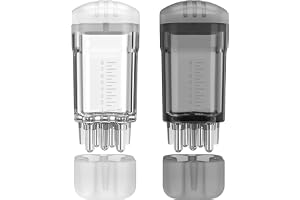 Minoxidil Applicator 2-pack, 8 ml hårbottenolja rullverktyg, exakt rotleverans hårbottenmassör, vit och