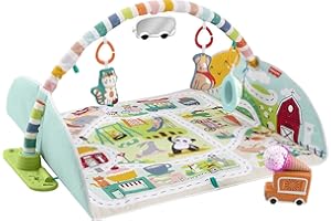 Fisher-Price, Palestrina Gigante della Città 2 in 1, con Musica, Luci e 7 Giochini, Giocattolo per Neonati 0+ Mesi, GJD41