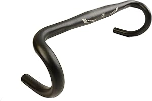Kalloy RACING LIGHTWEIGHT ALLOY SHORT 125mm DROP HANDLEBARS, BLACK 31.8mm CENTRE 400mm WIDE