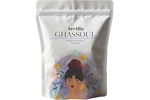 Bioky Arcilla Ghassoul en Polvo 1kg | Barro Marroquí de Máxima Pureza | Para Cuero Cabelludo, Piel y Rostro | Exfolia Suavemente, Fortalece el Cabello y Purifica la Piel – Arcilla Rhassoul (1kg)