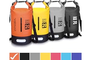 Blackace arteesol Bolsa Estanca, Dry Bag - 5L 10L 20L 30L Bolso Seco Impermeable/Seca Bolsa para Kayak Paseo en Barco Canoa Pesca Rafting Camping Playa Natación Snowboard