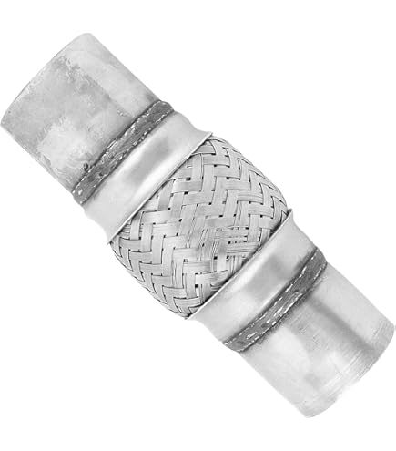 Tuyau D'échappement Perforé En Acier Inoxydable V2A/304 - Longueur 1 Mètre, Diamètre 67 Mm, épaisseur 1.2 Mm
