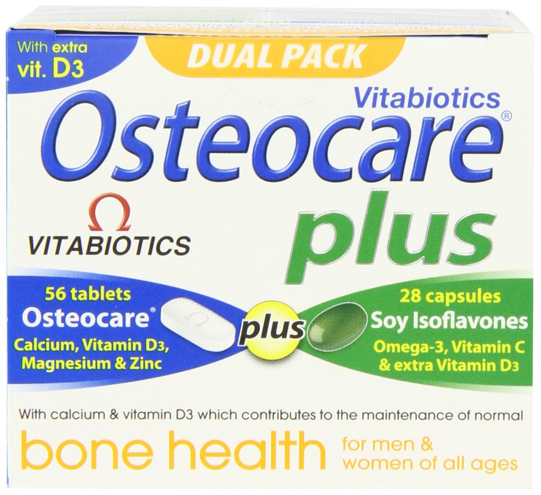 Vitabiotics Osteocare Plus Omega3 and Soy Isoflavones 84 Tablets