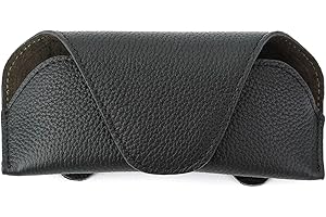 CMJSGG Porta Occhiali Auto, Clip per Occhiali da Auto in Pelle PU, Porta Occhiali da Auto con Fibbia Magnetica, Resistente ai Graffi, per Riporre Occhiali da Sole e Carte 0XBIT