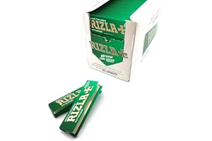 (1, Green) - 20 Packets Green Rizla - Regular Size