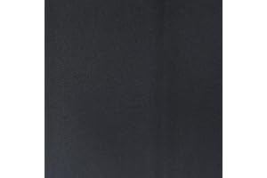 YELAIYEHAO EU Fabrics PU-beschichteter Outdoor-Stoff, wasserdicht, reißfest, Tuch für Gartenmöbel, Nähmaterial für Handwerk und Hobby, 100 x 150 cm, Schwarz, 100 x 150 cm