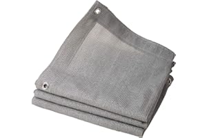 DLLY Graues Schattiernetz, Sonnensegel, Netz Gewebe, Pflanzen- / Auto-Schattennetz Im Freien, Wasserdurchlässige Plane, Winddichtes, Anti-Uv Schatten Tuch