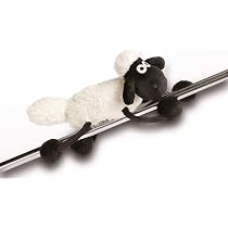 Peluche Mouton Noir Shaun 40cm - Douce Et Mignonne | Cadeau Enfant Garçon Ou Fille