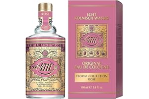 4711 Floral Collection Rose Eau de Cologne for Women 100ml - Elegant Fragrance with Fresh Rose Floral Notes