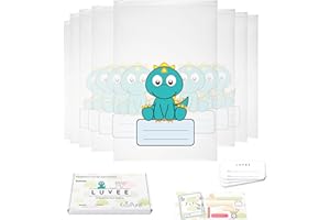 LUVEE 8 Bustine Corredino Neonato Ospedale con Etichette Adesive - 100% Made in Italy - Sacchetti Cambio Neonato Ospedale Riutilizzabili per Asilo e Viaggi (Blu)