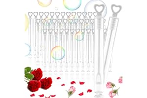 LERODITE Lot de 70 Tubes à Bulles de savon, Mini Bulle de Savon pour Mariage, enfants la fête et Les Anniversaires, Tubes vides Ne Contient Pas de Liquide (Blanc)