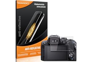 SWIDO Schutzfolie kompatibel mit Canon EOS R10 [2 Stück] Anti-Reflex MATT Entspiegelnd, Hoher Härtegrad, Folie, Displayschutz, Displayschutzfolie, Panzerglas-Folie