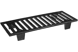 UNITED STATES STOVE Co G26 Pequeña Rejilla de Hierro Fundido para Estufas de leña, Negro, S