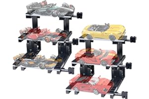 Cabeeskii Support d'affichage Compatibilité avec Lego Speed Champion Cars, Support de Voiture Miniature 3 Couches, pour l'affichage de la Collection de Voitures(sans Voitures)