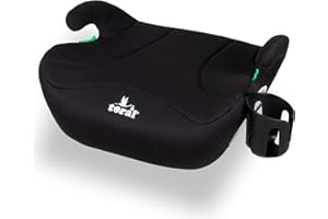 Toral - Alzador Coche Niño Isofix i-Size - Asiento Elevador Coche Niño - Se puede utilizar también sin Iso-fix - Silla Coche grupo 1 2 3 - Modelo Mónaco Negro