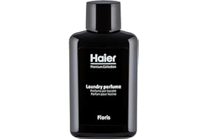 Haier Parfum Floris - Parfum de Linge pour Lave-Linge - Essence Concentrée pour le Linge et les Vêtements - Formule Active Longue Durée - Jusqu'à 5 Semaines - 20 Cycles - 100 ml