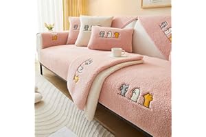 MTHGH sofaschutz，Samt rutschfest l Form 1 2 3 4 Sitzer Sofabezug ，sofaschoner Katze Hund Decke ecksofa Outdoor Sofa Überwurf,B-70x120cm