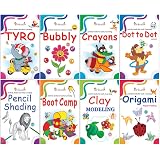 Activity Books Collection for Early Learning by InIkao : Set of 8 Activity Books for Kindergarten kids