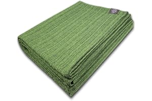 A PORTUGUESE LOVEAFFAIR CRAFT STORY Craft Story Decke Yara - Tagesdecke aus 100% Baumwolle - Sofaüberwurf, Decke & Baumwolldecke - Apfelgrün einfarbig 170 x 220 cm