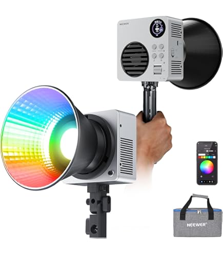Amaran Ray 60c Luce LED Full Color 60W – Compatta Da Viaggio Con Softbox Octa Dome 30, Bowens E IP54 - 3